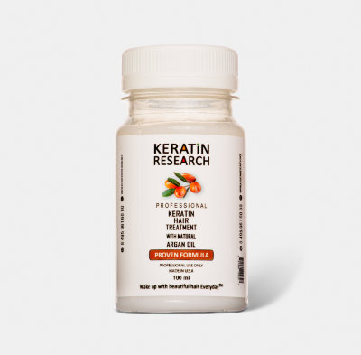 Кератин Keratin Research Treatment с маслом арганы для выпрямления и восстановления волос, 100 мл