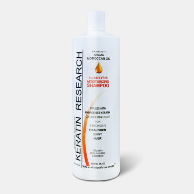 Увлажняющий шампунь без сульфатов Keratin Research Sulfate Free Shampoo, 1000 мл