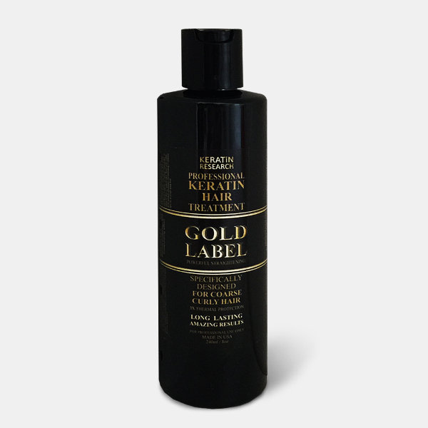 Кератин Keratin Research Gold Label для восстановления и выпрямления волос, 240 мл