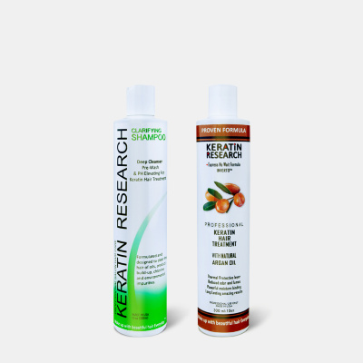 Набор Кератина Keratin Research mini с маслом Арганы для кератинового выпрямления волос